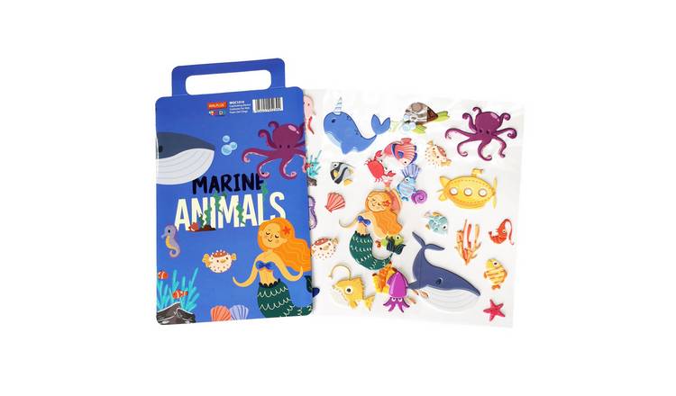 Walplus Captivating Marine Creatures Kids Foam Puffy Stickers