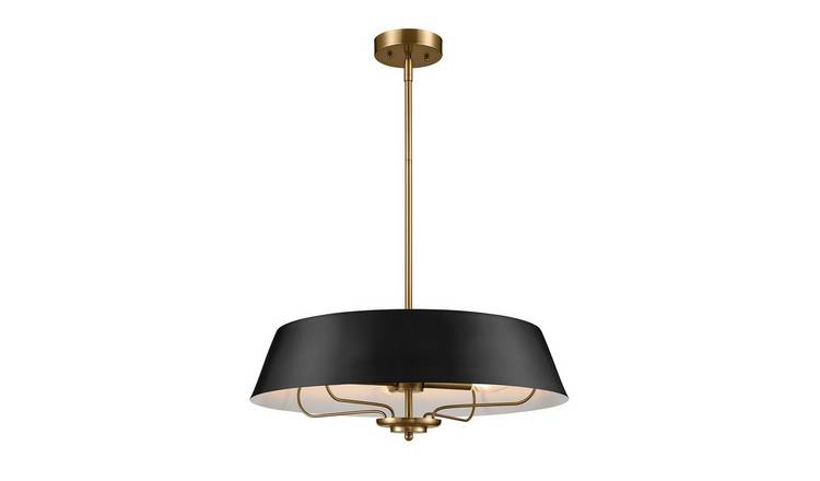 Elstead Luella 4 Arm Pendant Light - Black