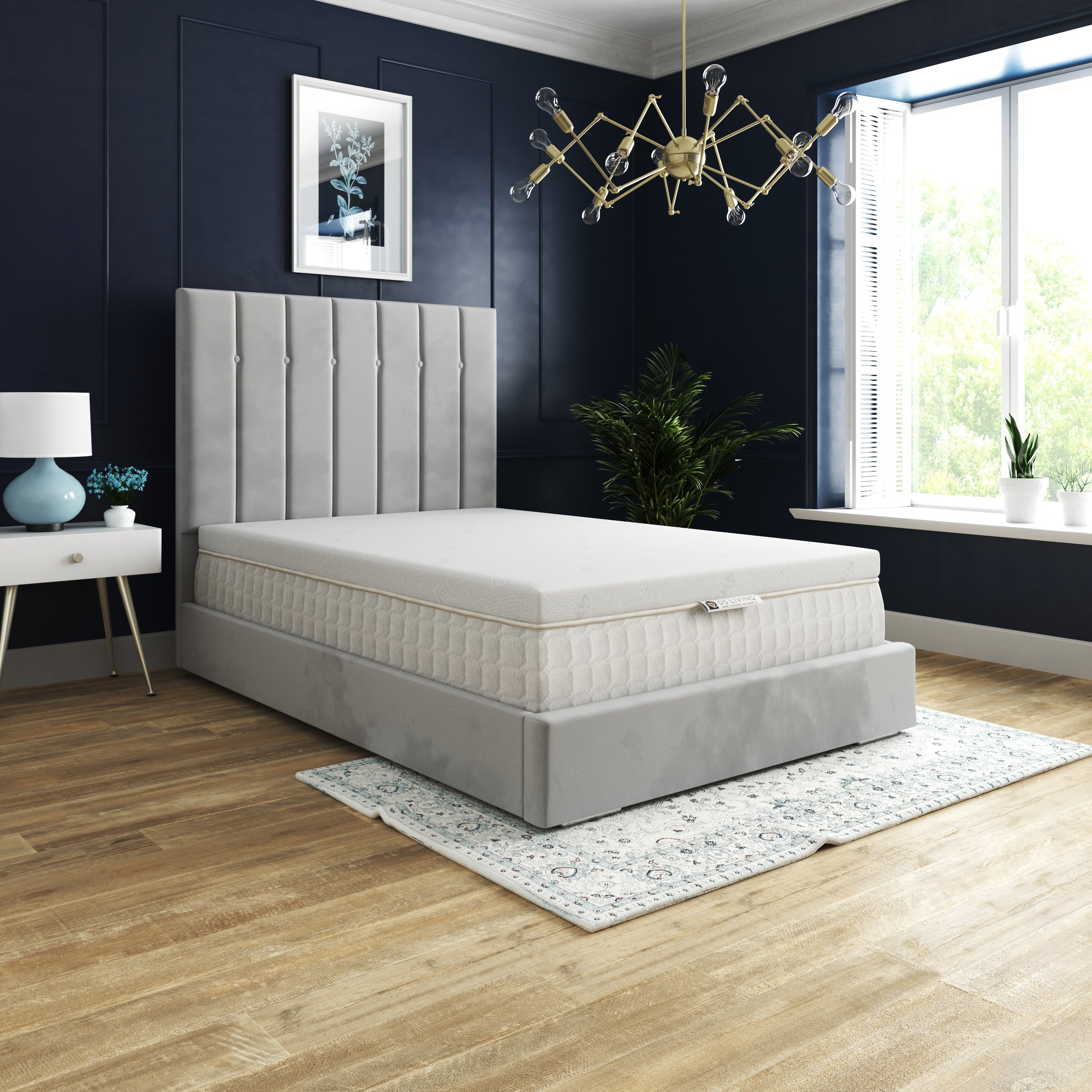 DS Living Premium 10cm Thick Memory Foam Mattress Topper - Single - Image 2