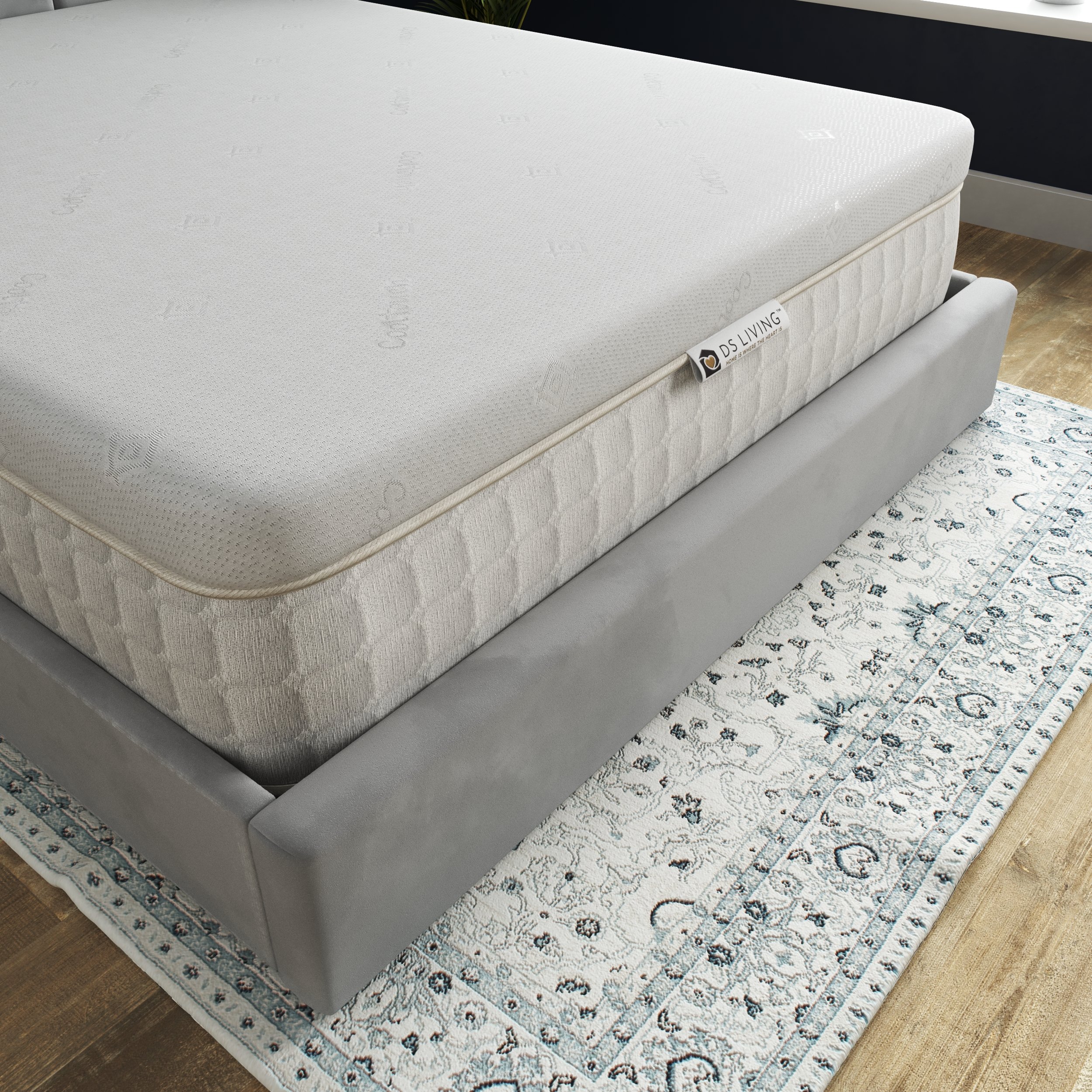 DS Living Premium 10cm Thick Memory Foam Mattress Topper - Single - Image 3