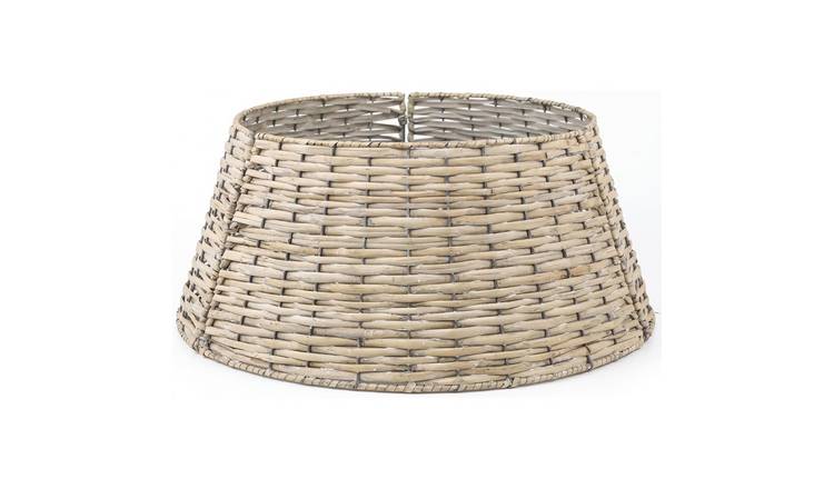 My Christmas Beige Woven Willow Rattan Tree Skirt Cover - 57cm
