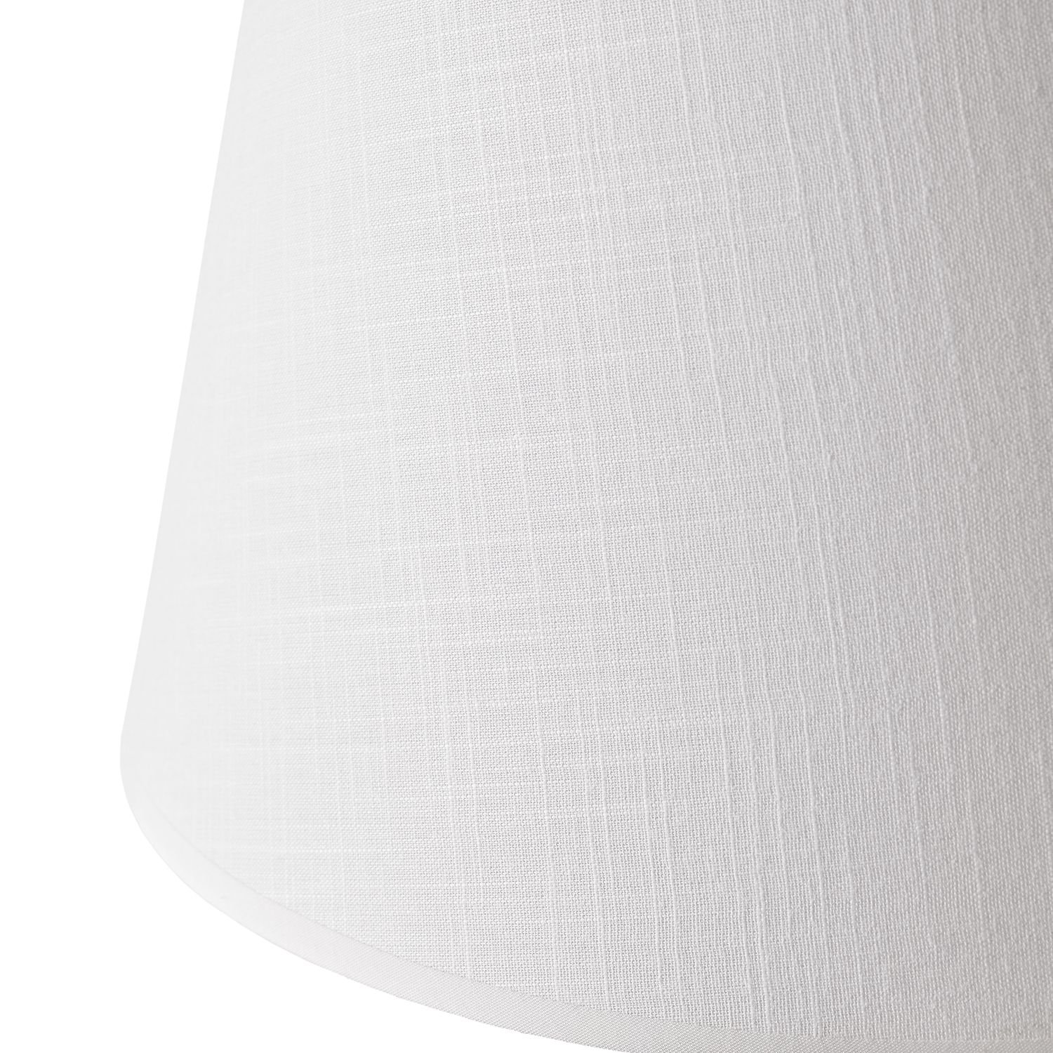 Happy Homewares Matte Black with Barley Twist Base and White Table Lamp - 36cm - Image 4