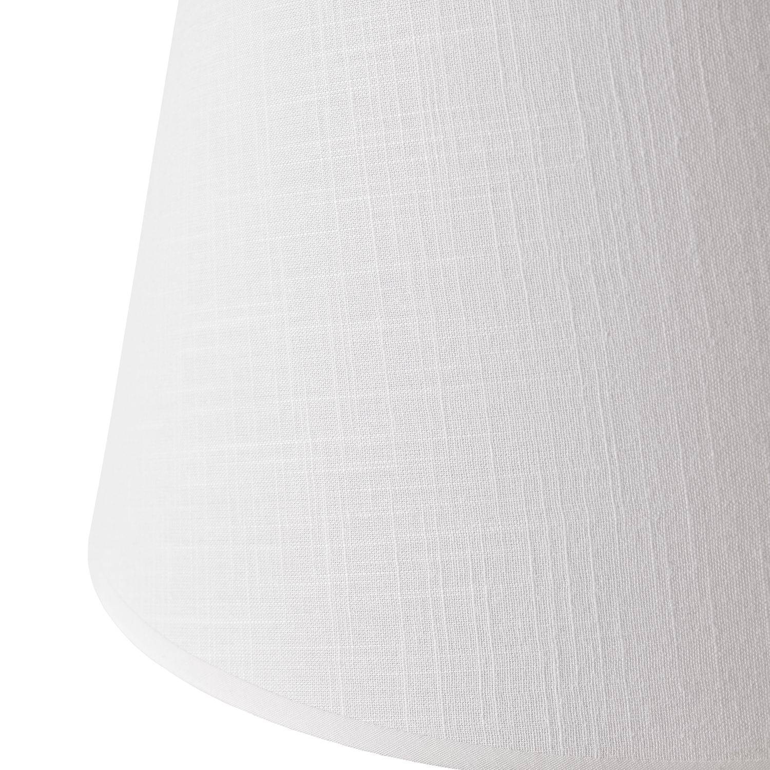 Happy Homewares Matte Black with Barley Twist Base and White Table Lamp - 36cm - Image 4