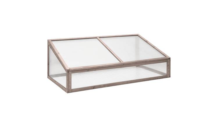 Walplus Wood Greenhouse Fir - Grey - 110 x 56 x 39 cm