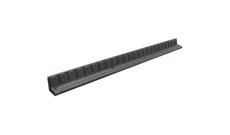 Primrose Mower Safe Edge Lawn Border Recycled Rubber in Grey 1.2m
