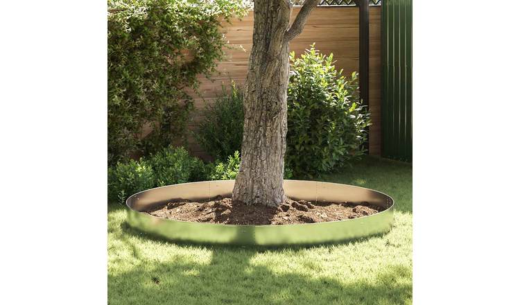 Walplus Pack of 20 Galvanised Steel Lawn Fence - 100 x 20 cm