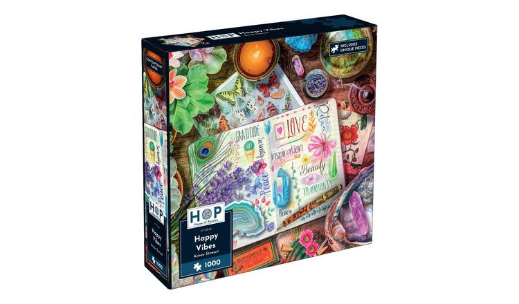 The House of Puzzles Happy Vibes 1000 Piece Jigsaw Puzzle