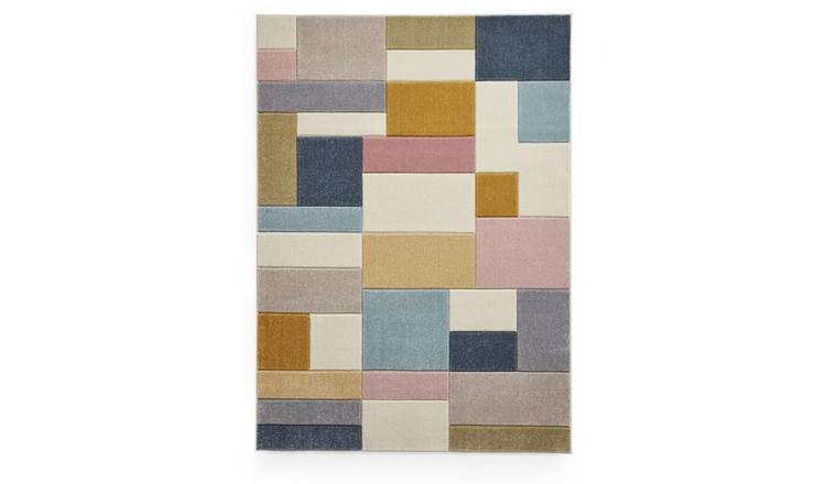 Mega Flooring Multi Modern  Rug - 80 x 150cm