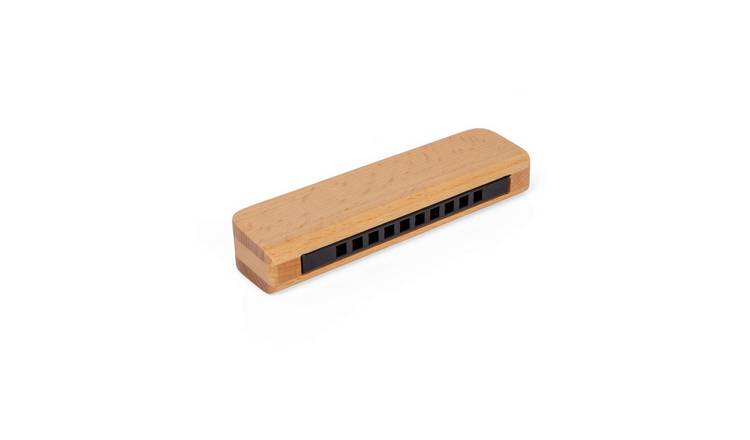Bigjigs Toys Natural Harmonica - 3 Years +