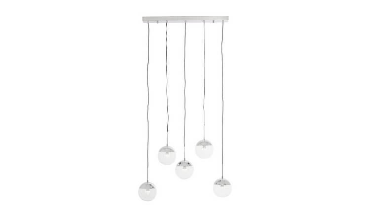 Orsina Revive 5 Pendant Light - Chrome