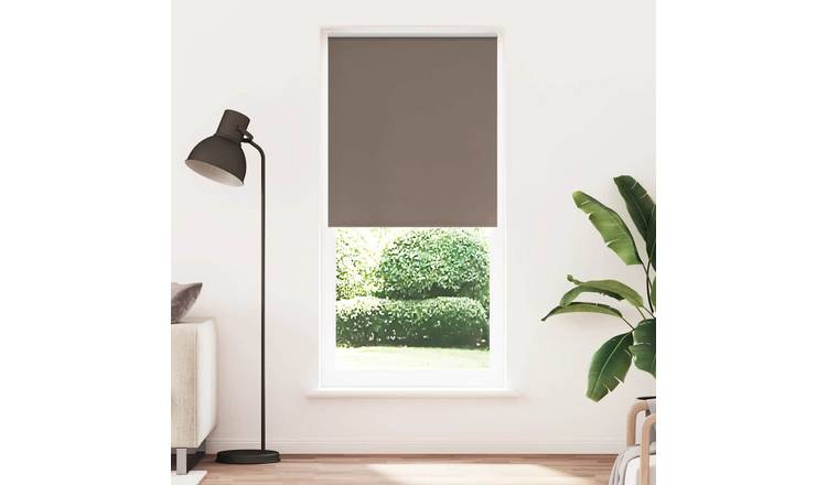 Walplus Polyester Chain Operated Blackout Roller Blind - Coffee - 80 x 230 cm