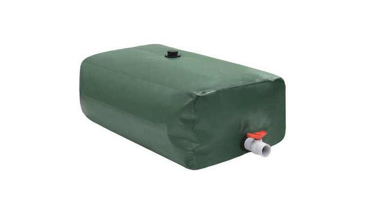 Walplus PVC Water Container with Tap Foldable 670 L - Green - 150 x 90 x 50 cm