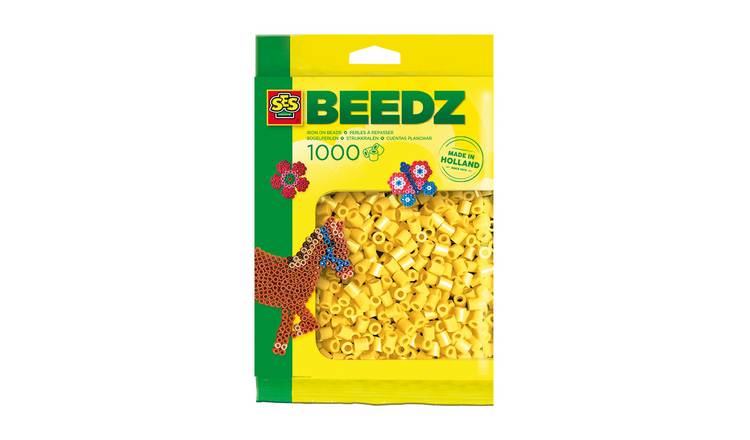 SES Creative Iron On Beads 1000 Piece Craft Set - Yellow