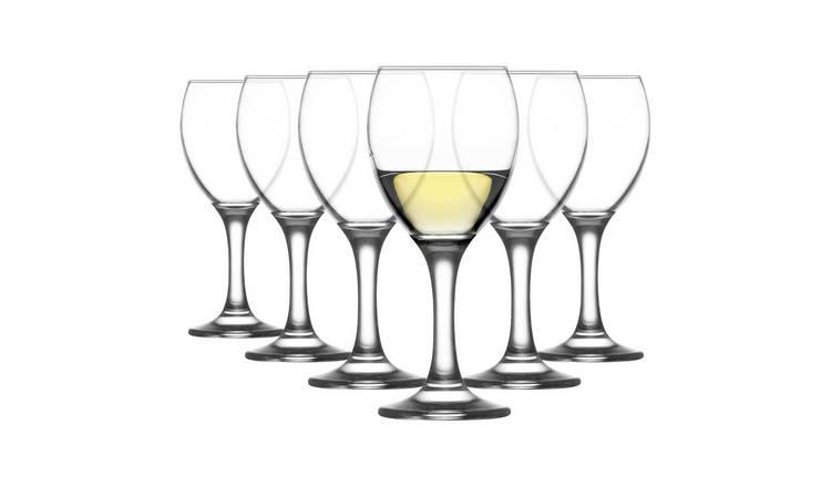 LAV Empire White Wine Glasses -  Pack of 6 - 245ml