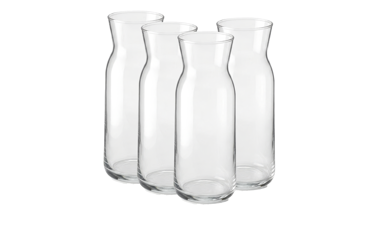 Argon Tableware Brocca Glass Carafes - 700ml - Pack of 4