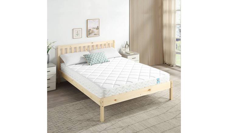 Home Treats Double 4ft6 Hybrid Pocket Sprung Mattress - White