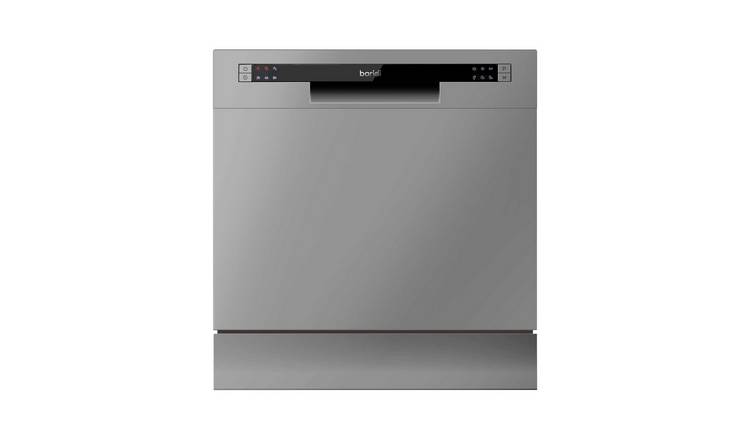 Baridi Table Top Dishwasher with 8 Place Settings & 6 Programmes - Silver