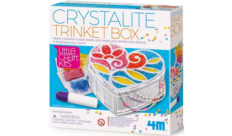 4M Little Craft Crystalite Trinket Box - 5 Years +