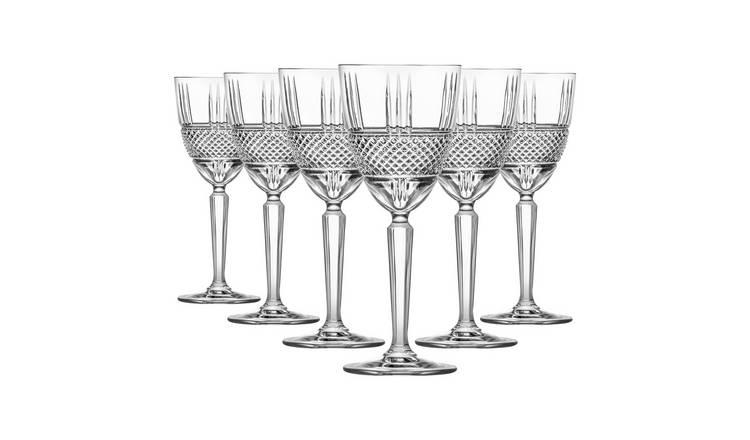 RCR Crystal Brillante Wine Glasses 230ml - Pack of 6