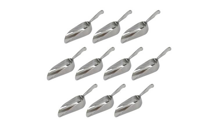 Rink Drink Aluminium Ice Scoops - Pack of 10