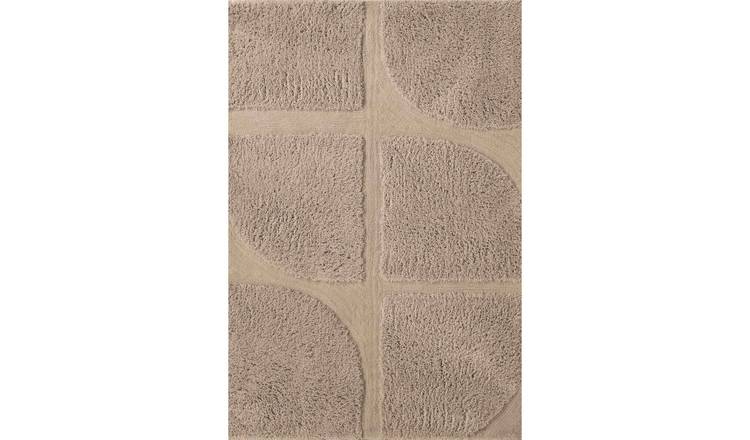Ted Baker Beige Lambeth Jasper Geometric Rug - 120 x 170cm