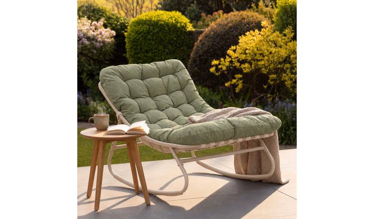 Artemis Home Softrock Outdoor Rocking Chair - Green