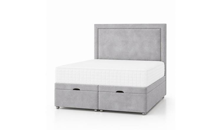 Comfy Deluxe  Hannah Coniston 3ft Single  End Lift Ottoman Bed Set - Silver Grey