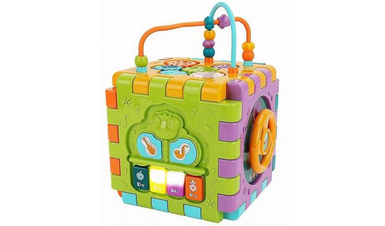 deAO 6 in 1 Musical Activity Cube Toy