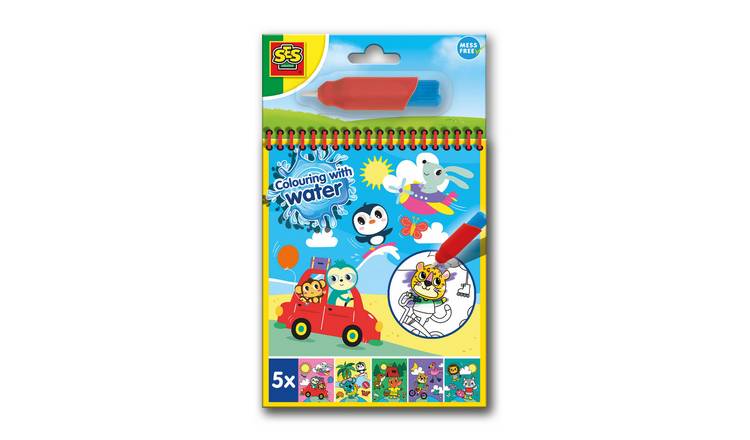 SES Creative Colour With Water Book Travel Craft Set