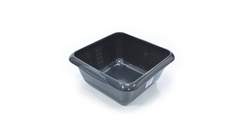 TML Plastic Square 7L Washing Up Bowl - Graphite