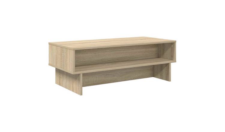 Walplus Engineered Wood Coffee Table - Sonoma Oak - 100 x 46 x 35 cm