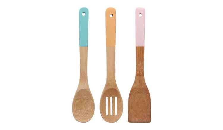 Orsina Aleki 3 Piece Bamboo Kitchen Utensil Set – Assorted