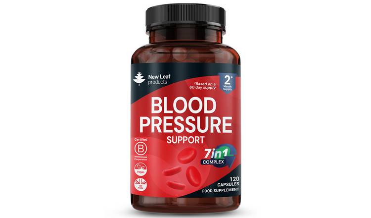 New Leaf Blood Pressure Support Complex With Vitamin Minerals - 120 Capsules