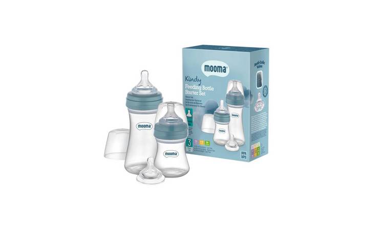 Mooma Kindy Feeding Bottle Starter Set - Ball Blue