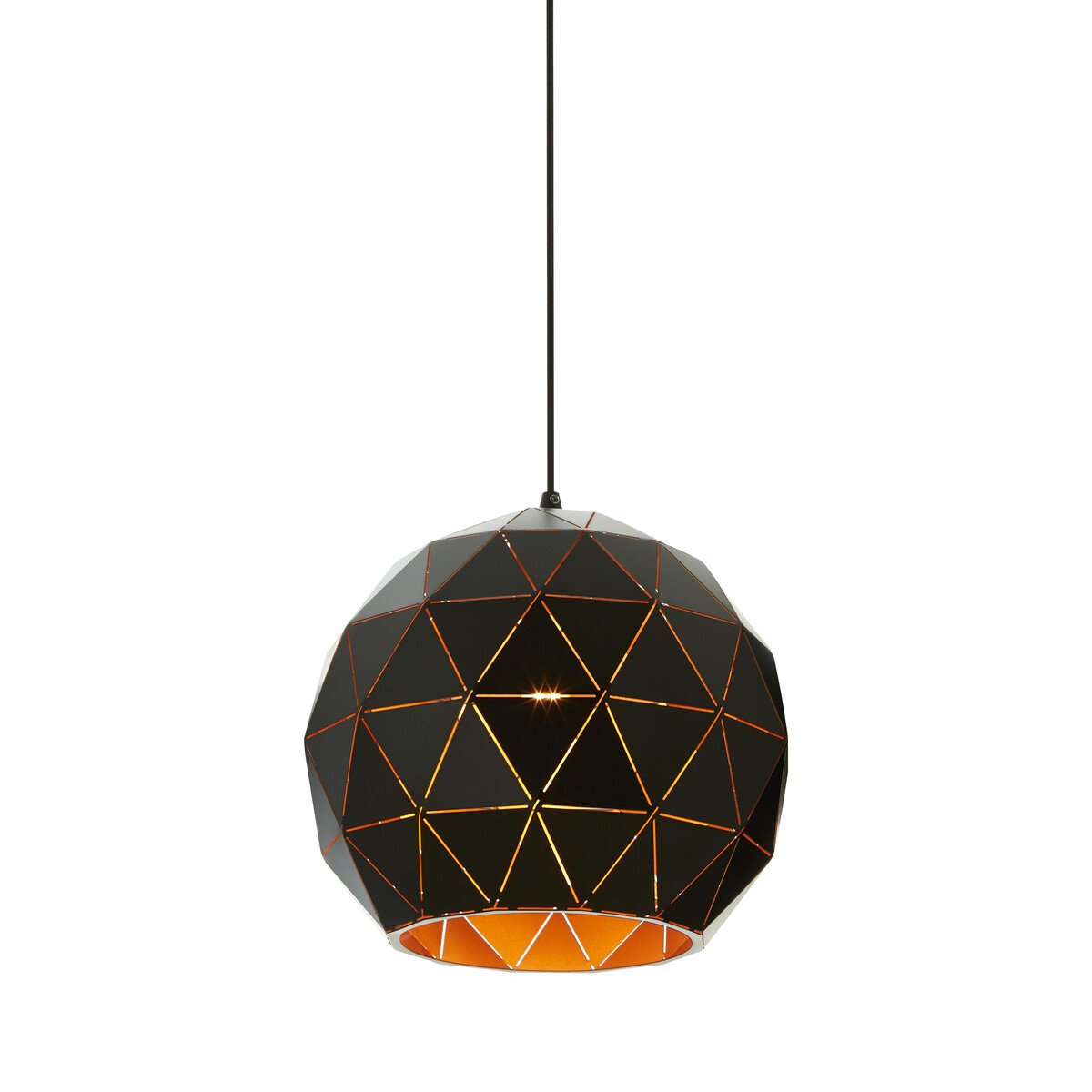 Orsina Mateo Extra Small Pendant Light - Black and Copper - Image 2