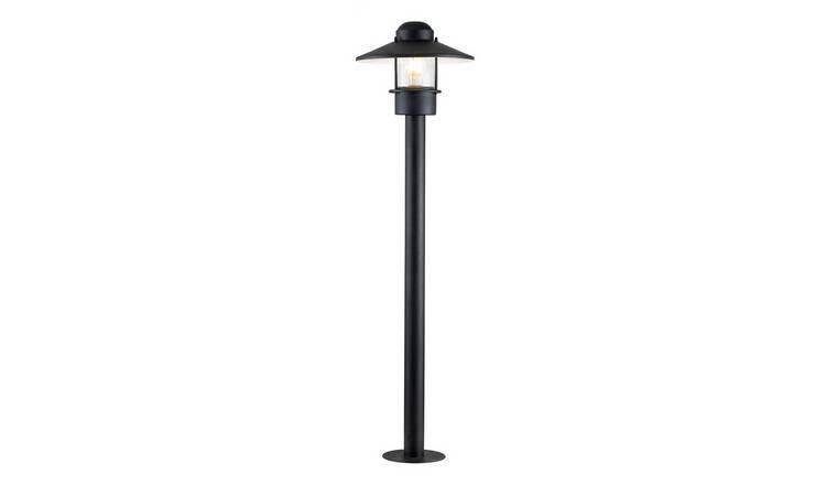 Elstead Klampenborg 102cm Bollard - Black