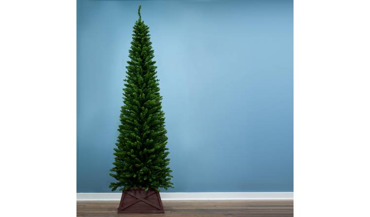 Christmas Tree World 8ft Green Italian Pencilimo Christmas Tree