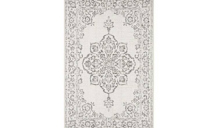 Hanse Home Grey Indoor Outdoor Tilos Vintage Oriental Rug - 240 x 340cm