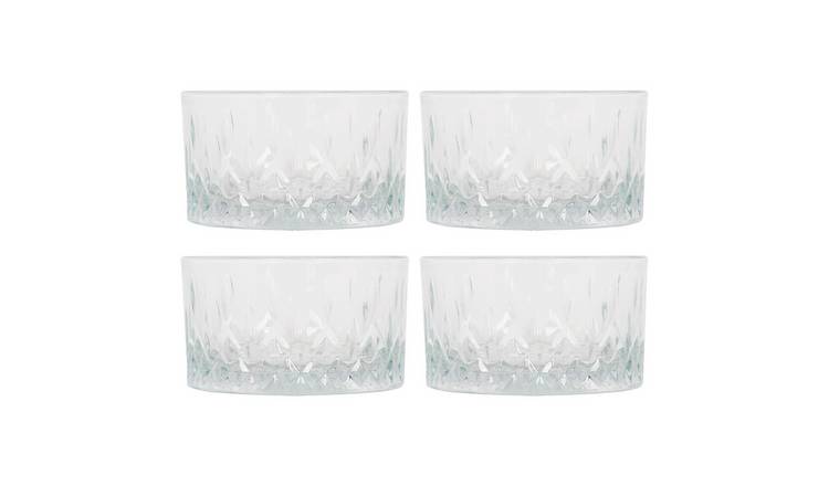LAV Odin Glass Serving Bowls - Pack of 4