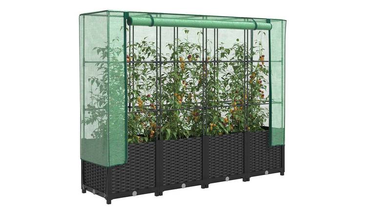 Walplus Iron Raised Garden Bed - 160 x 40 x 138 cm