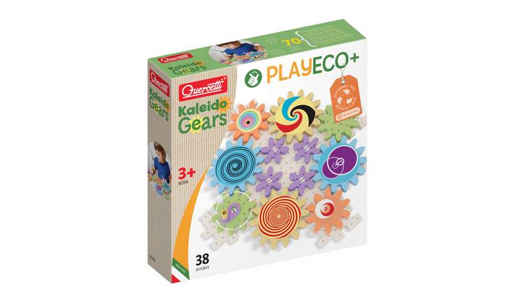 Quercetti 38 Pieces Kaleido Gears - Age 3+