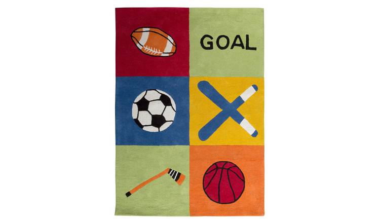 Orsina Assorted Kids Sport Rug - 100 x 140cm