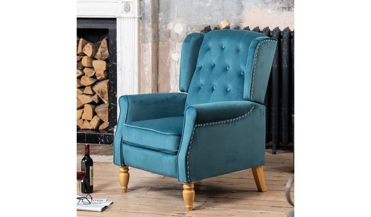 Artemis Home Annapoli Recliner Armchair - Teal