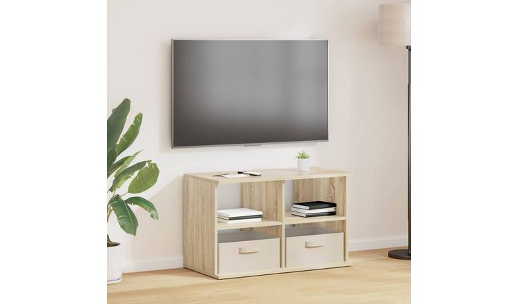 Walplus Drawer TV Stand - Sonoma Oak - 79 x 40 x 48 cm