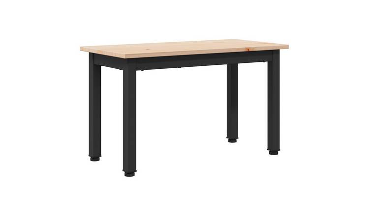 Walplus Solid Pine Wood Coffee Table - Natural - 60 x 30 x 36 cm