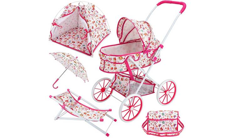 deAO Doll Stroller Playset - Pink