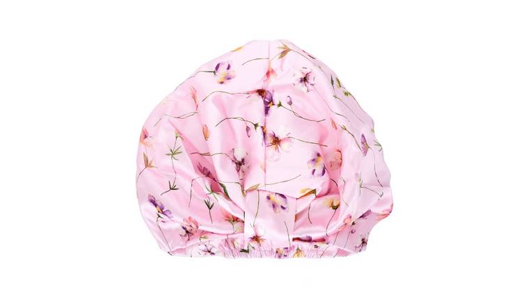 SMUG Satin Sleep Turban - Blush Meadow Print