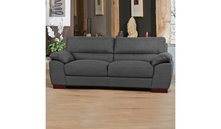 Artemis Home Westbrook 3 Seat Sofa - Charcoal
