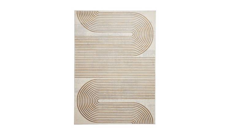 Mega Flooring Grey Modern Abstract Rug - 80 x 150cm