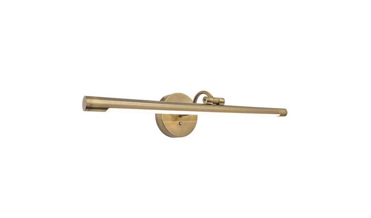 Happy Homewares Antique Brass Wireless Rechargeable LED Touch Wall Light - 57cm